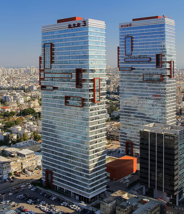 תמונה של בניין BSR 3 בבני ברק, מבנה מודרני ומרשים הממוקם באזור התעשייה